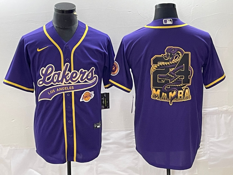 Men Los Angeles Lakers #24 Bryant purple 2024 NBA Jersey2024112001->jacksonville jaguars->NFL Jersey